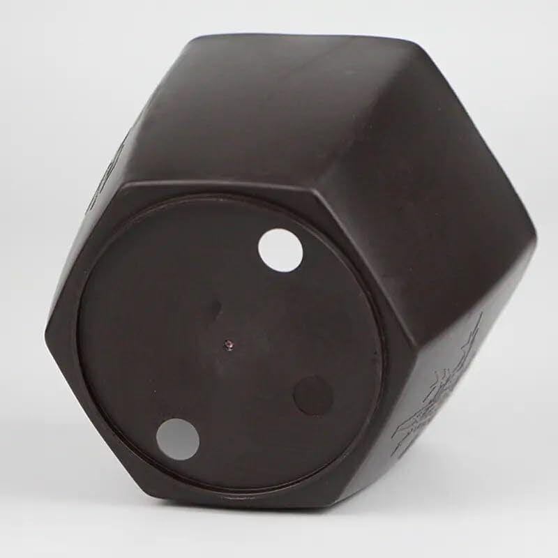 Hexagon Bonsai Pot with Raised Tray